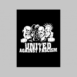 United Against Fascism chrbtová nášivka veľkosť cca. A4 (po krajoch neobšívaná)